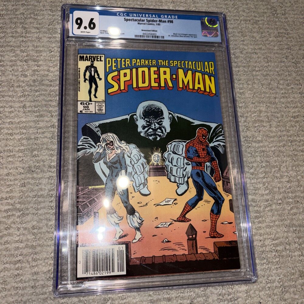 Spectacular Spider-Man 98 CGC 9.6 1st Apearance of The Spot Marvel Comics